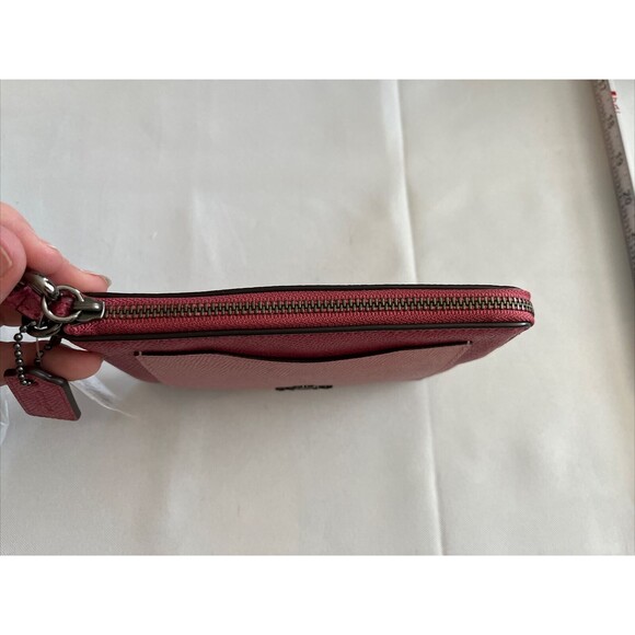 COACH Wristlet Women’s‎ small F57928 Color Block Rouge/Multi NWT - Picture 8 of 12